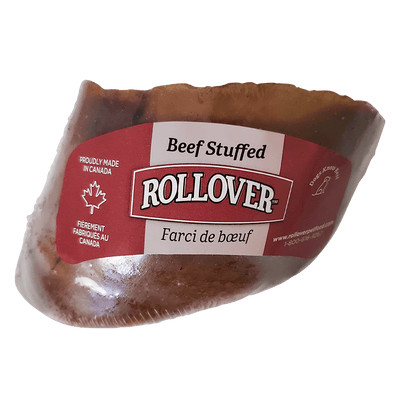 Rollover Stuffed Hoof Beef  Natural Chews  | PetMax Canada