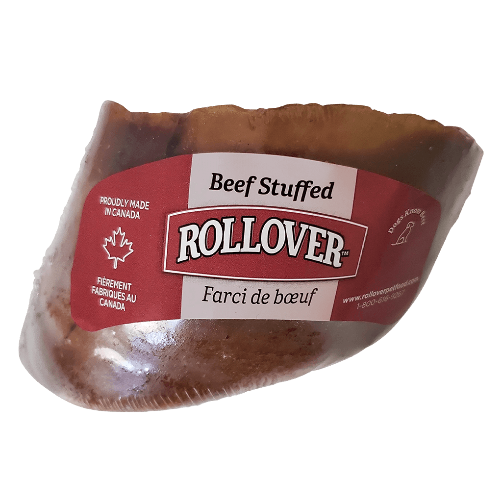 Rollover Stuffed Hoof Beef - Beef - Natural Chews - Rollover - PetMax Canada