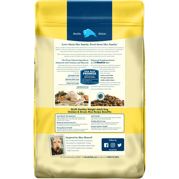 Blue Buffalo Life Protection Healthy Weight Dog Food  Dog Food  | PetMax Canada