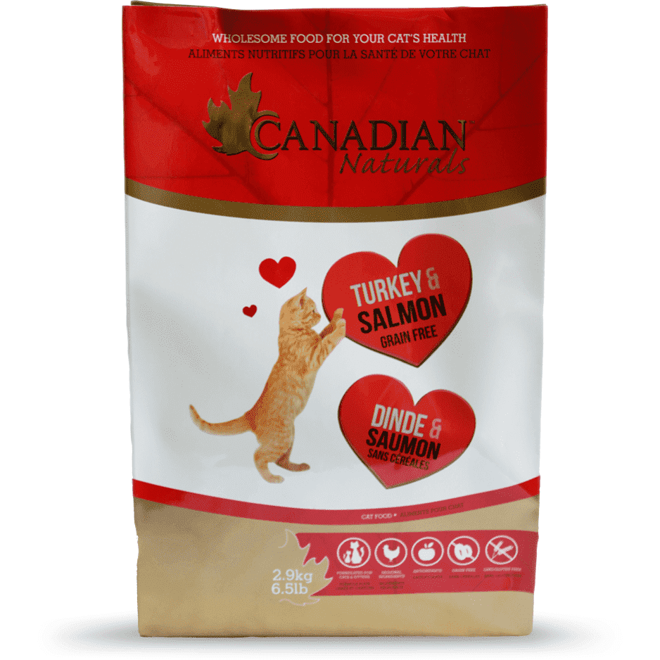 Canadian Naturals Cat Food Grain Free Turkey & Salmon  Cat Food  | PetMax Canada