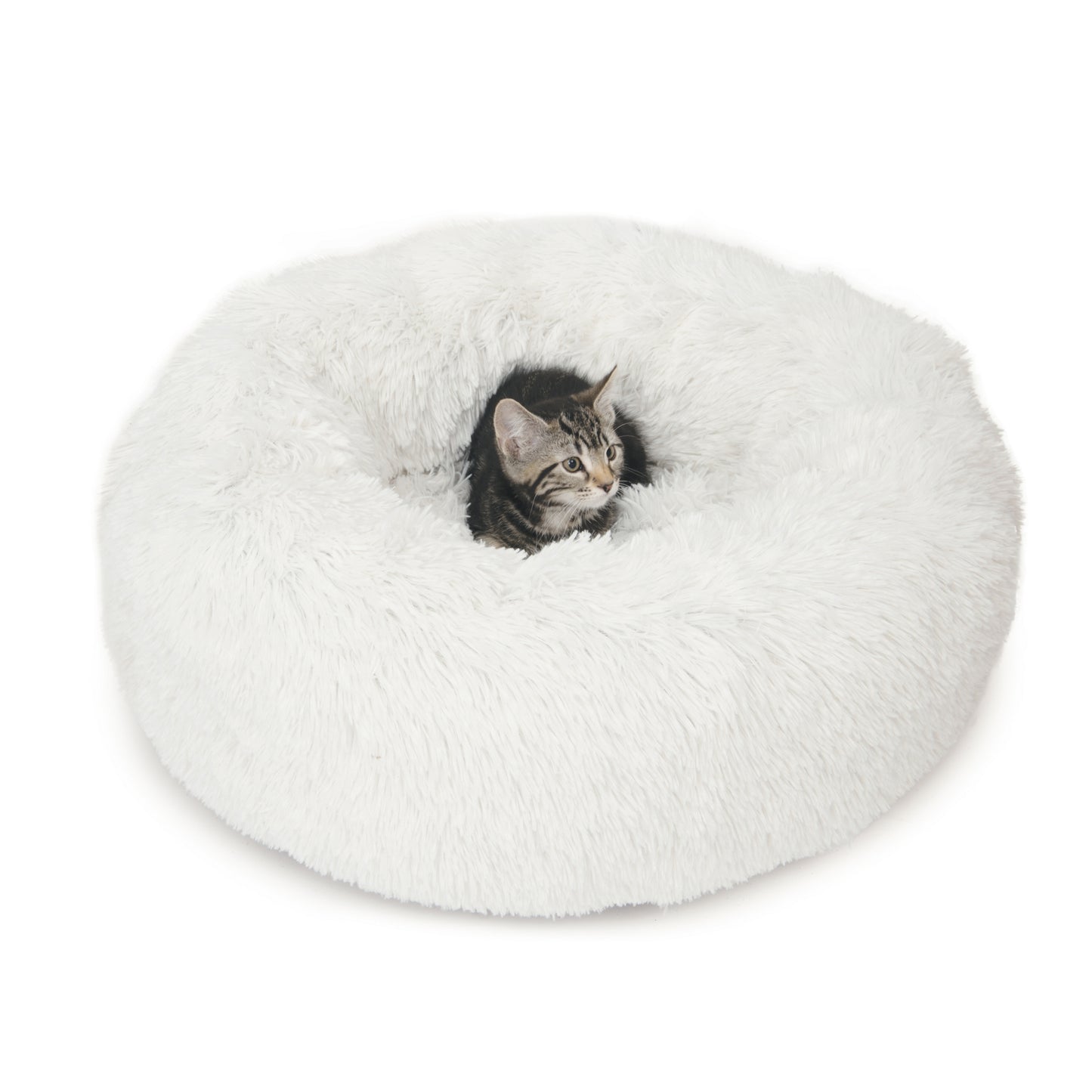 Catit Fluffy Bed White  Cat Beds  | PetMax Canada