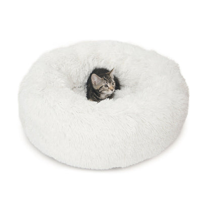 Catit Fluffy Bed White - 60cm (20") - Cat Beds - Catit - PetMax Canada