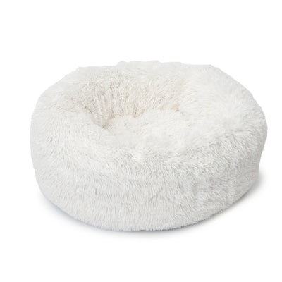 Catit Fluffy Bed White - 60cm (20") - Cat Beds - Catit - PetMax Canada