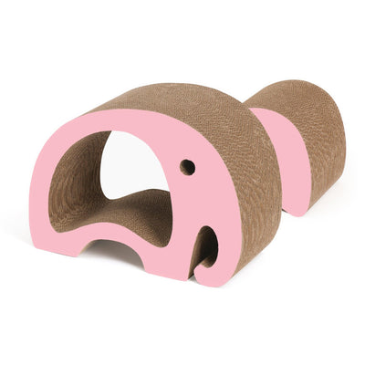 Catit Zoo Corrugated Scratcher Elephant 2-in-1  Cat Scratching Posts  | PetMax Canada