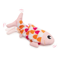 Catit Groovy Rechargeable Dancing Fish Pink Cat Toys Pink | PetMax Canada