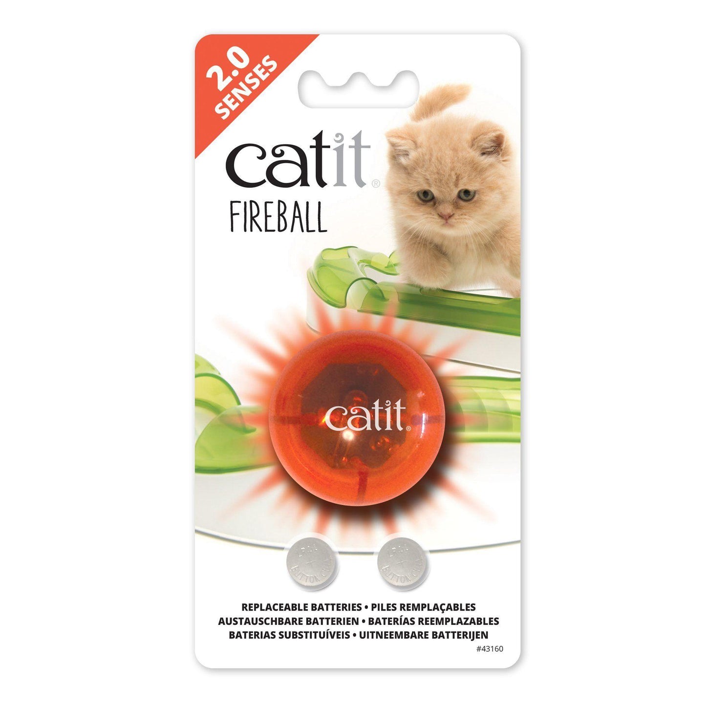 Catit Senses 2.0 Fireball - Fireball - Cat Toys - Catit - PetMax Canada