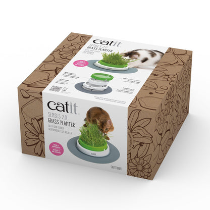 Catit Senses 2.0 Grass Planter - Grass Planter - Cat Toys - Catit - PetMax Canada