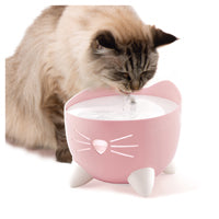 Catit Pixi Fountain Light Pink  Cat Fountain  | PetMax Canada