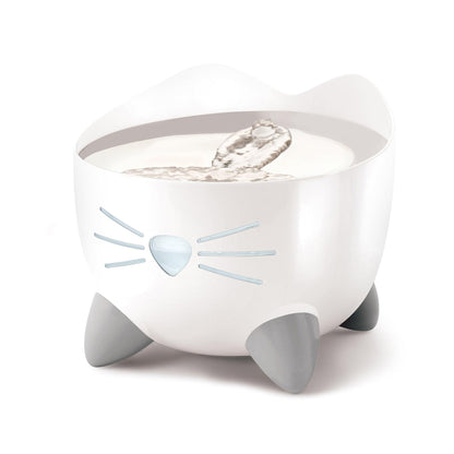 Catit Pixi Smart Water Fountain With Stainless Steel Top - Smart Feeder With Stainless Steel Top - Cat Fountain - Catit - PetMax Canada