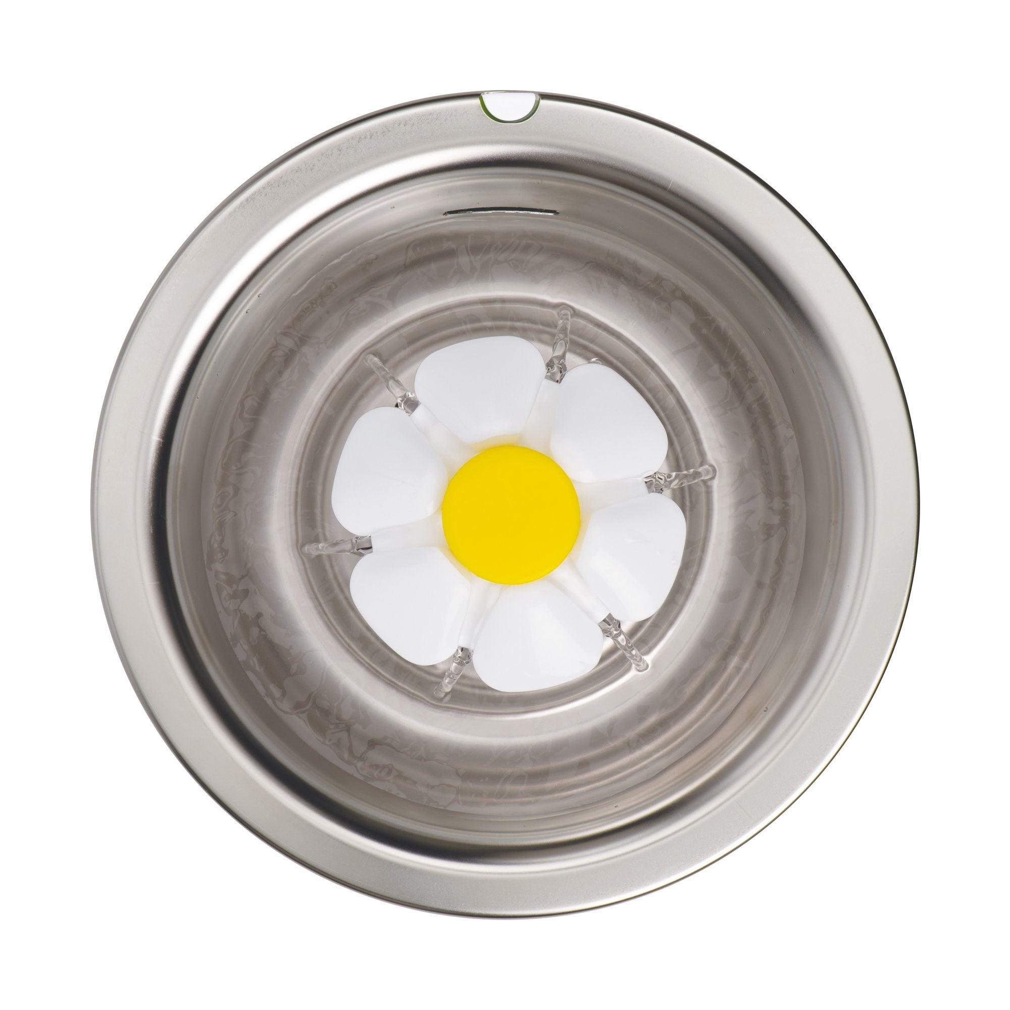 Catit Stainless Steel Flower Fountain - Steel Flower - Cat Dishes - Catit - PetMax Canada