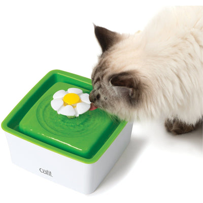Catit 2.0 Mini Drinking Flower Fountain  Cat Dishes  | PetMax Canada