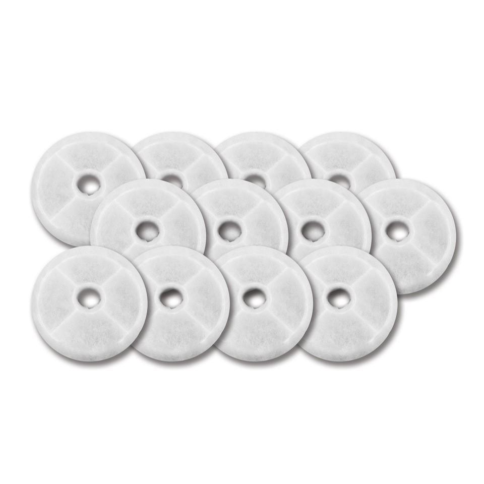 Catit 2.0 Triple Action Flower Fountain Filter - 12 Pack - Cat Dishes - Catit - PetMax Canada