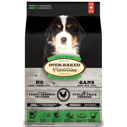 Oven-Baked Tradition Large Breed Puppy Chicken Recipe  Dog Food  | PetMax Canada