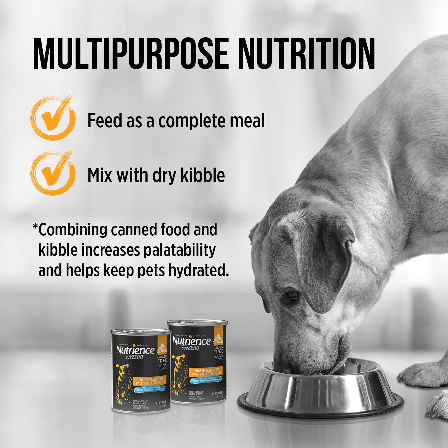 Nutrience Canned Adult Dog Food Grain Free SubZero Fraser Valley  Canned Dog Food  | PetMax Canada