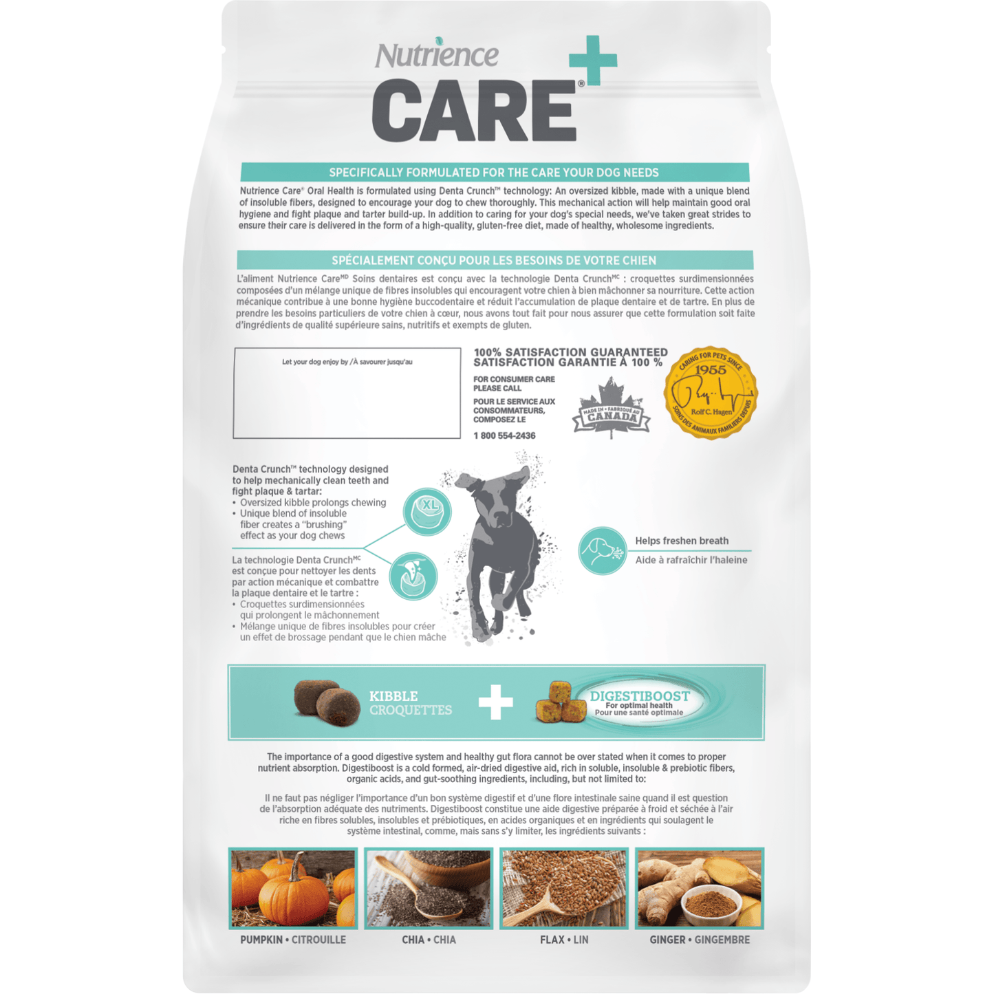 Nutrience Care Dog Food Oral Health  Dog Food  | PetMax Canada