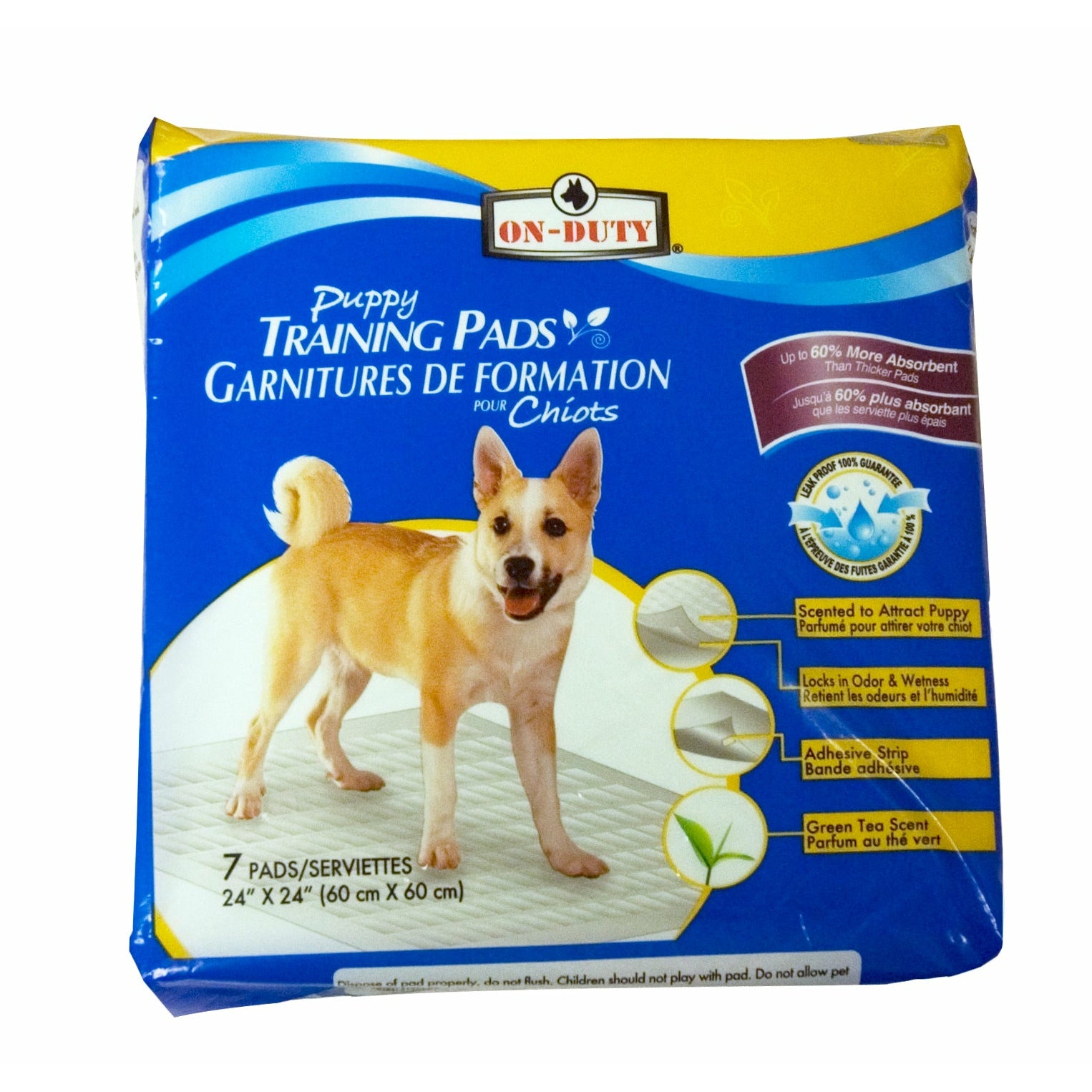 On Duty Puppy Training Pads 7 Pack Training Products 7 Pack | PetMax Canada
