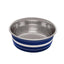 DogIt Stainless Steel Non-Skid Bowl Stripe 560 mL Stainless Steel 560 mL | PetMax Canada