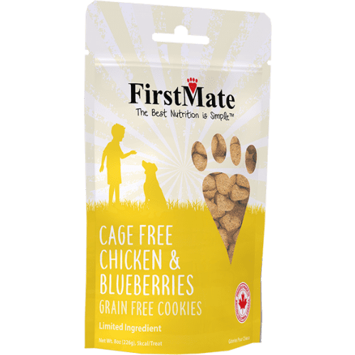 FirstMate Chicken With Blueberry Dog Treats - 226g - Dog Treats - FirstMate - PetMax Canada