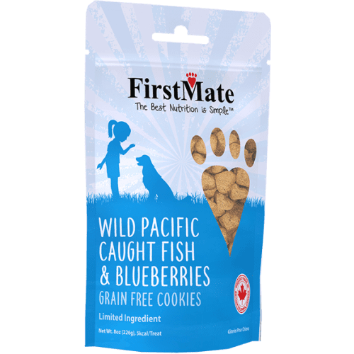FirstMate Fish With Blueberry Dog Treats - 226g - Dog Treats - FirstMate - PetMax Canada