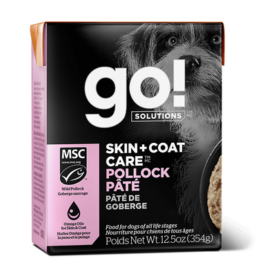 GO! SKIN + COAT CARE Pollock Pâté for dogs  Canned Dog Food  | PetMax Canada