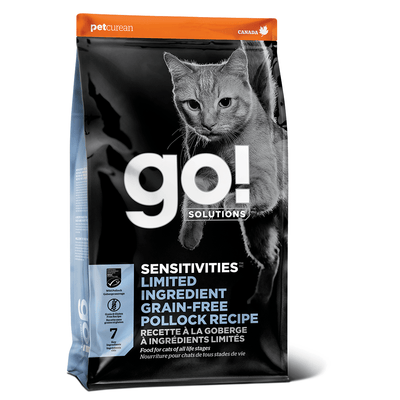 GO! Sensitivities Limited Ingredient Grain Free Pollock recipe for cats  Cat Food  | PetMax Canada