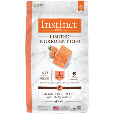 Instinct Dog Food Limited Ingredient Diet Grain Free Salmon Dry Dog Food  Dog Food  | PetMax Canada