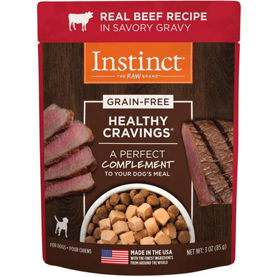 Instinct Wet Dog Food Healthy Cravings Pouches Tender Beef  Canned Dog Food  | PetMax Canada