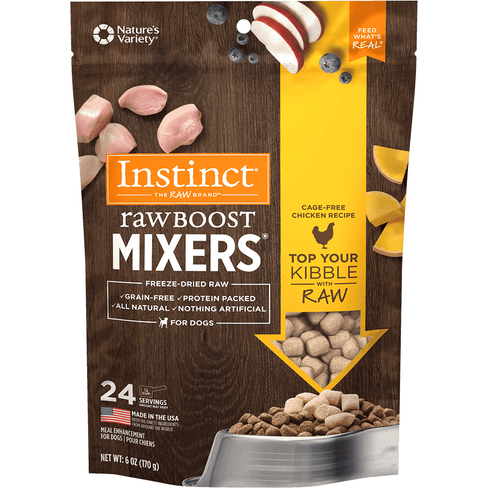 Instinct Raw Boost Freeze Dried Mixers Chicken  Dog Food  | PetMax Canada