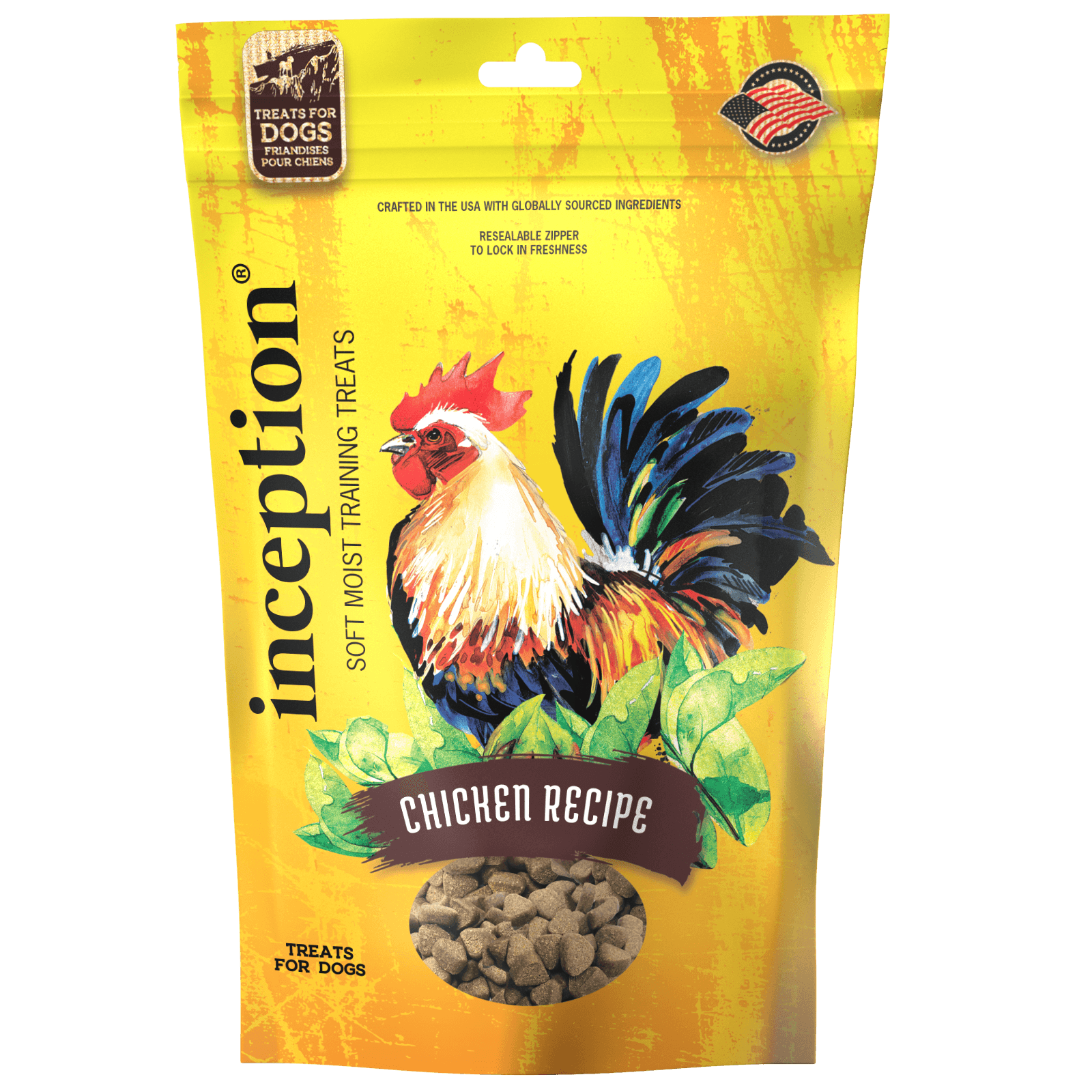 Inception Chicken Recipe Soft Moist Training Treat - 113g - Dog Treats - Inception - PetMax Canada