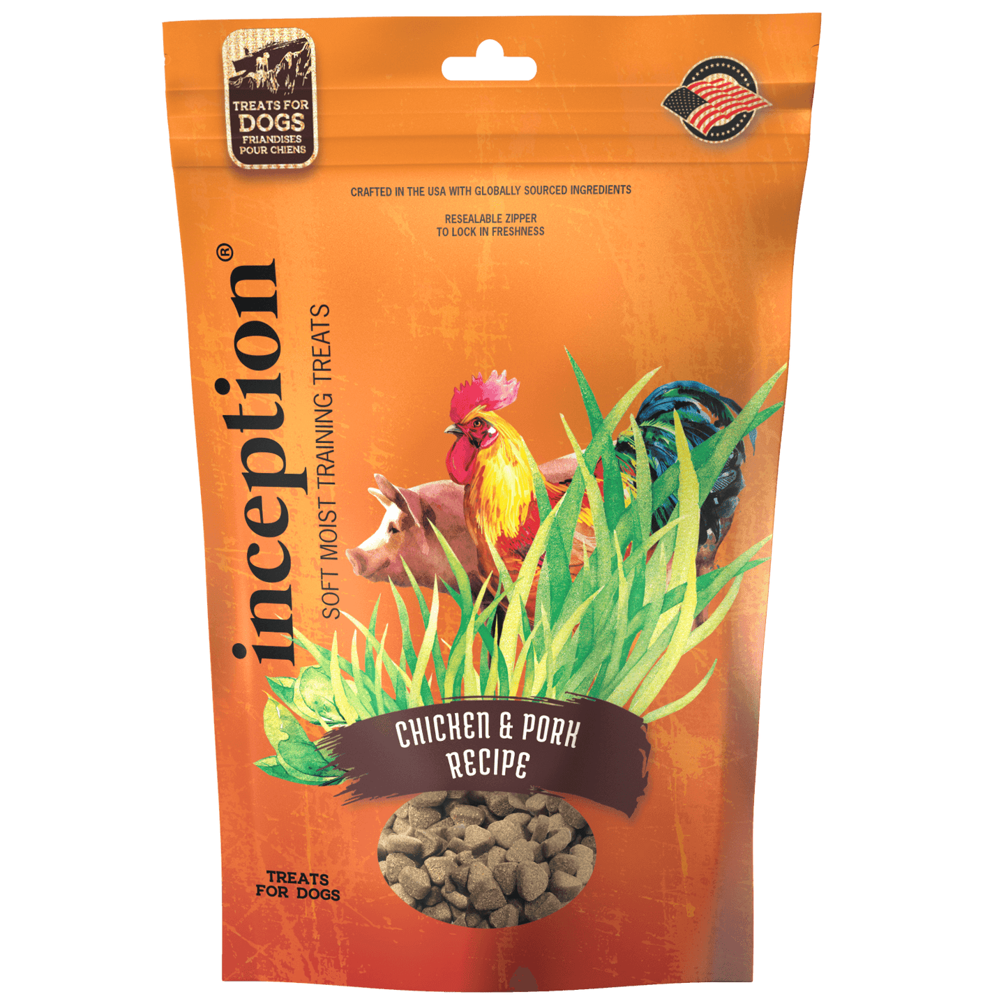 Inception Chicken & Pork Recipe Soft Moist Training Treat  Dog Treats  | PetMax Canada