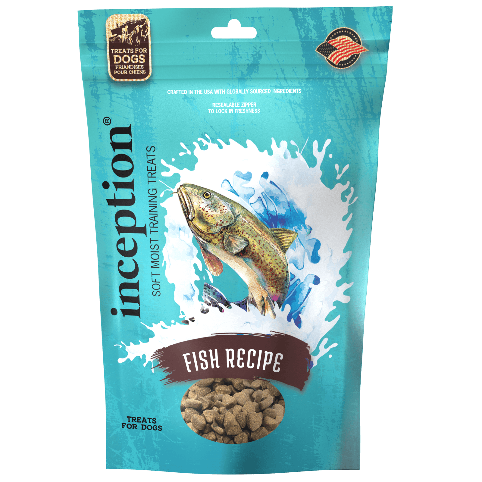 Inception Fish Recipe Soft Moist Training Treat - 113g - Dog Treats - Inception - PetMax Canada