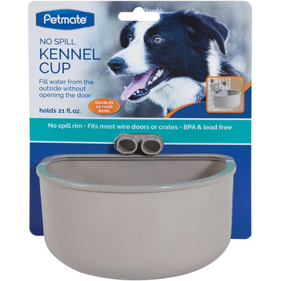 Petmate No Spill Kennel Cup Single  Dog Dishes  | PetMax Canada