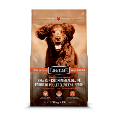 Lifetime Dog Grain Free Free-Run Chicken  Dog Food  | PetMax Canada