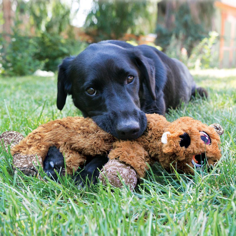 Kong Dog Toy Low Stuff Flopzie Beaver - Medium - Dog Toys - Kong - PetMax Canada