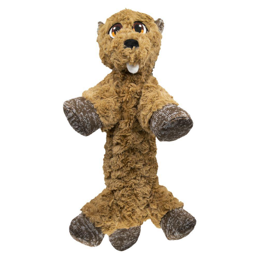 Kong Dog Toy Low Stuff Flopzie Beaver - Medium - Dog Toys - Kong - PetMax Canada