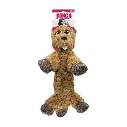Kong Dog Toy Low Stuff Flopzie Beaver - Medium - Dog Toys - Kong - PetMax Canada