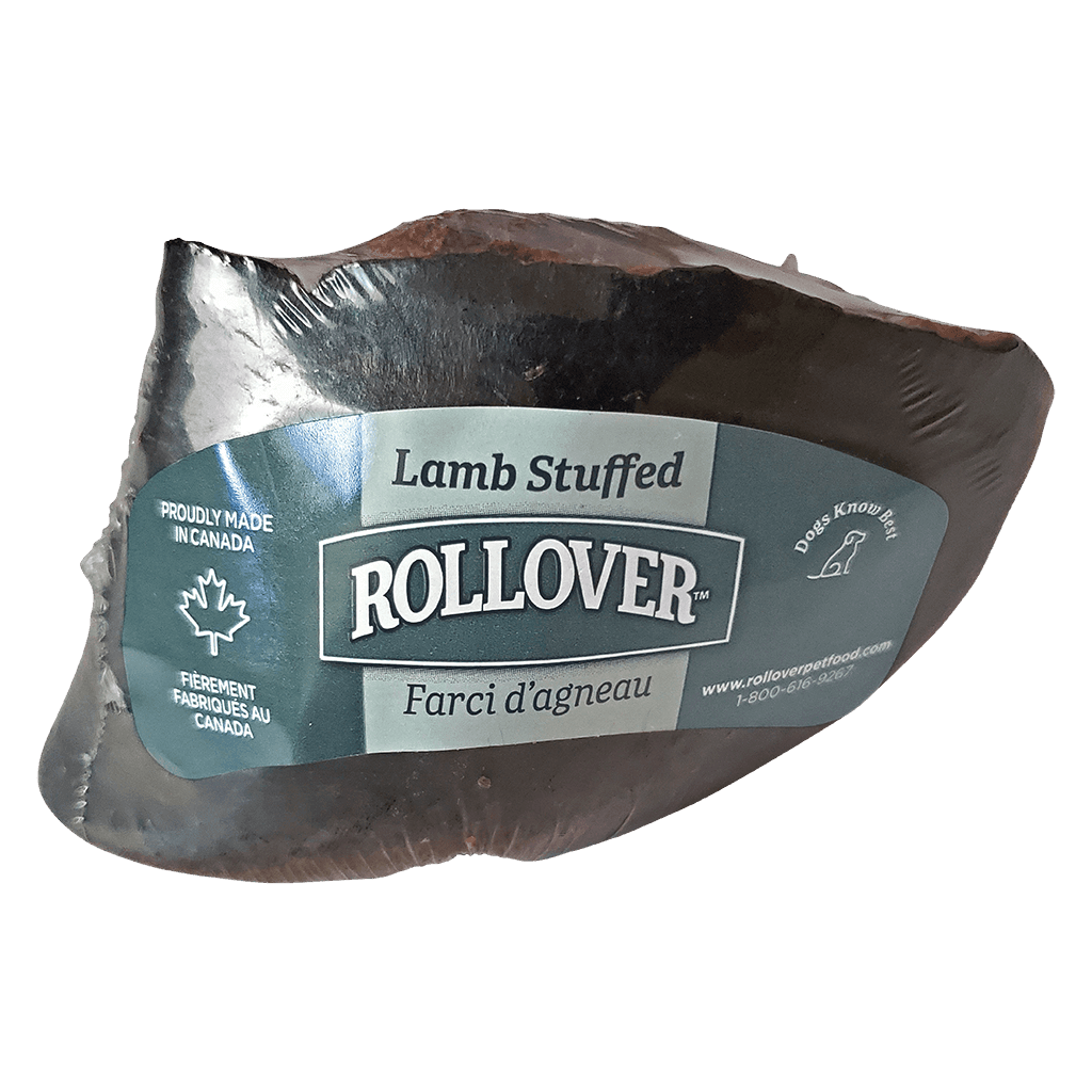 Rollover Stuffed Hoof Lamb - Lamb - Natural Chews - Rollover - PetMax Canada