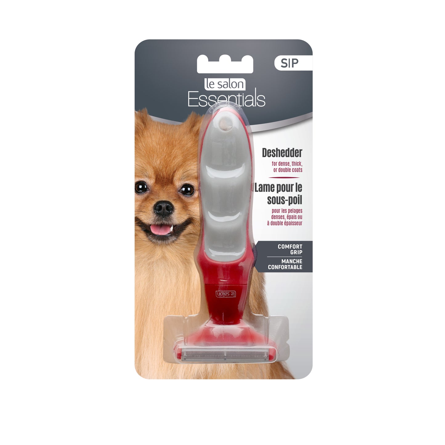 Le Salon Essentials Deshedder For Dogs Small Grooming Small | PetMax Canada