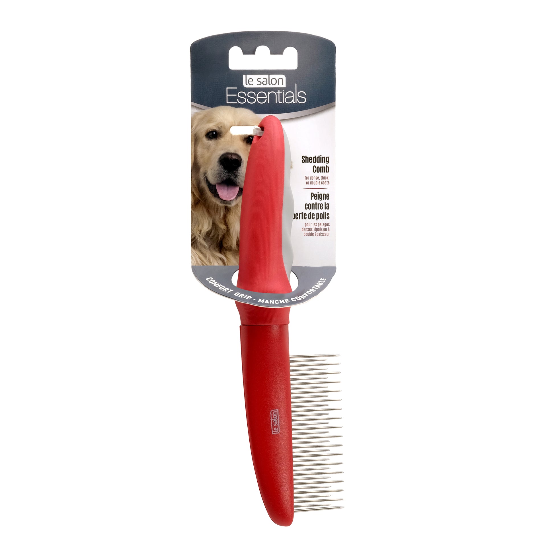 Le Salon Essentials Shedding Comb For Dogs  Grooming  | PetMax Canada