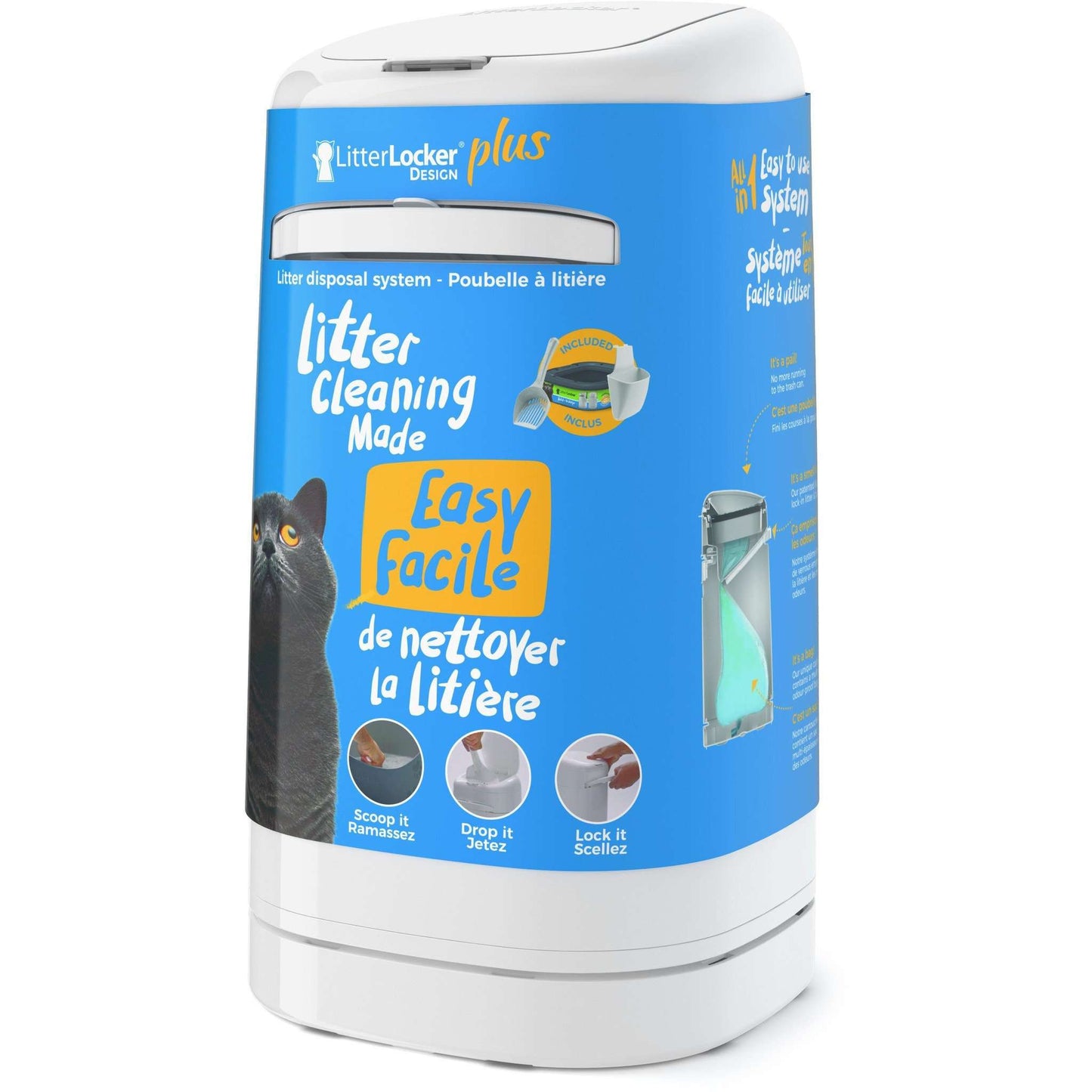 Litter Locker Design Plus  Cat Litter Pans  | PetMax Canada