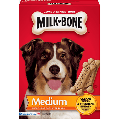 Milkbone Medium Biscuits  Dog Treats  | PetMax Canada