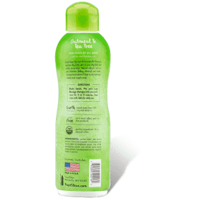 Tropiclean Oatmeal & Tea Tree Shampoo  Grooming  | PetMax Canada