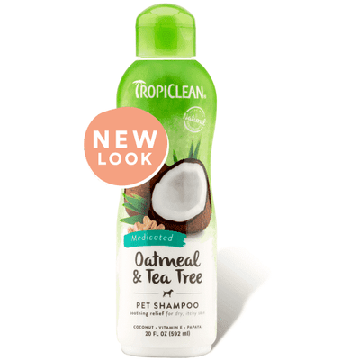 Tropiclean Oatmeal & Tea Tree Shampoo  Grooming  | PetMax Canada