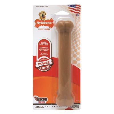 Nylabone Durachew Bacon Bone Giant Nylon Giant | PetMax Canada