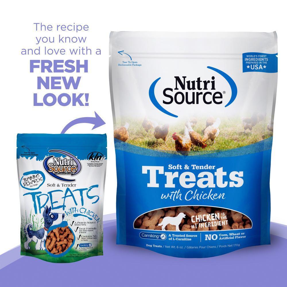 Nutri Source Tender Dog Treats Chicken  Dog Treats  | PetMax Canada