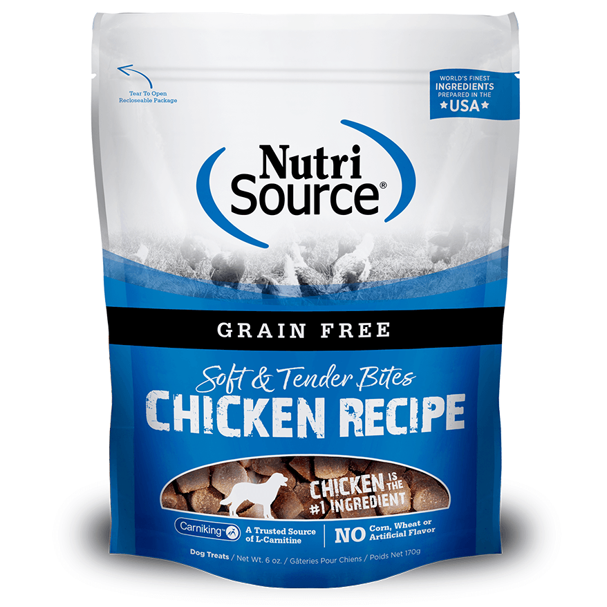 Nutri Source Grain Free Dog Treats Chicken  Dog Treats  | PetMax Canada