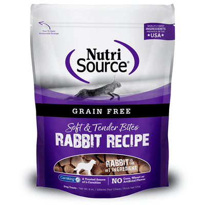 Nutri Source Grain Free Dog Treats Rabbit  Dog Treats  | PetMax Canada