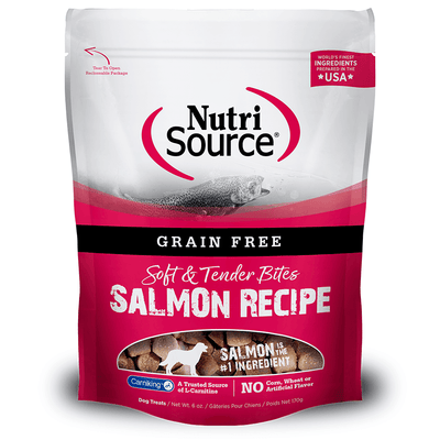 Nutri Source Grain Free Treats Salmon  Dog Treats  | PetMax Canada
