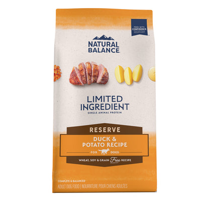 Natural Balance Limited Ingredient Diet Grain Free Duck and Potato Dog Food  Dog Food  | PetMax Canada