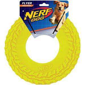 Nerf Dog Toy Tire Flyer Frisbee  Dog Toys  | PetMax Canada